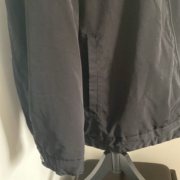 Claiborne Womens 4X Black Coat Midweight Softshell Poly Tech Jacket Zip Up - Picture 3 of 8